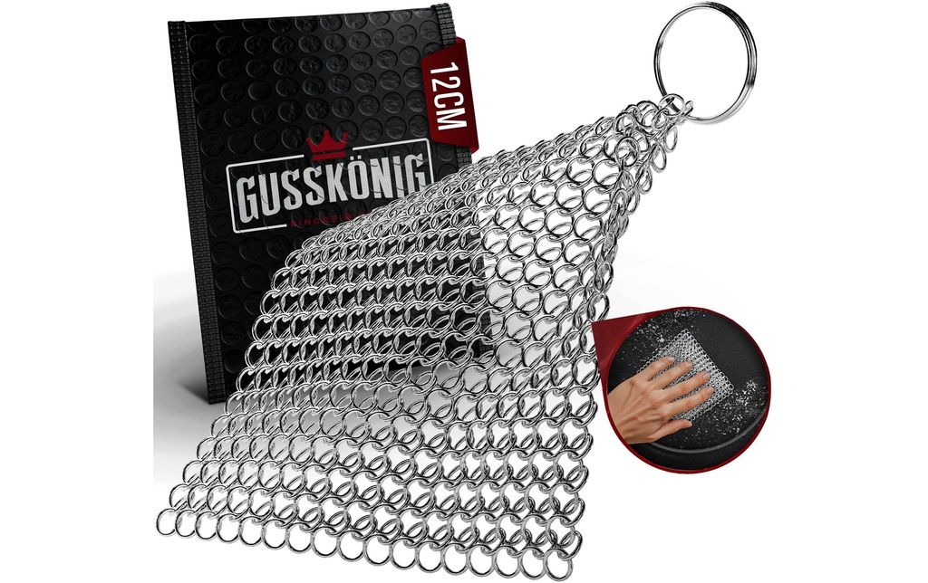 Gusskoenig Nettoyeur d'anneaux en fonte 18 x 18 cm