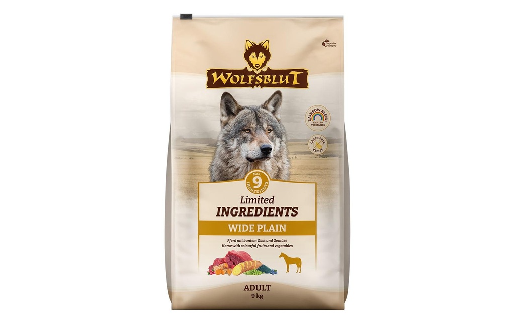 Wolfsblut Alimentation sèche Adult Wide Plain 9 kg