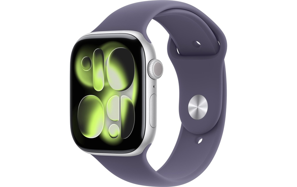 Apple Watch Series 11 46 mm LTE Silver Alu Purple Fog Sport S/M
