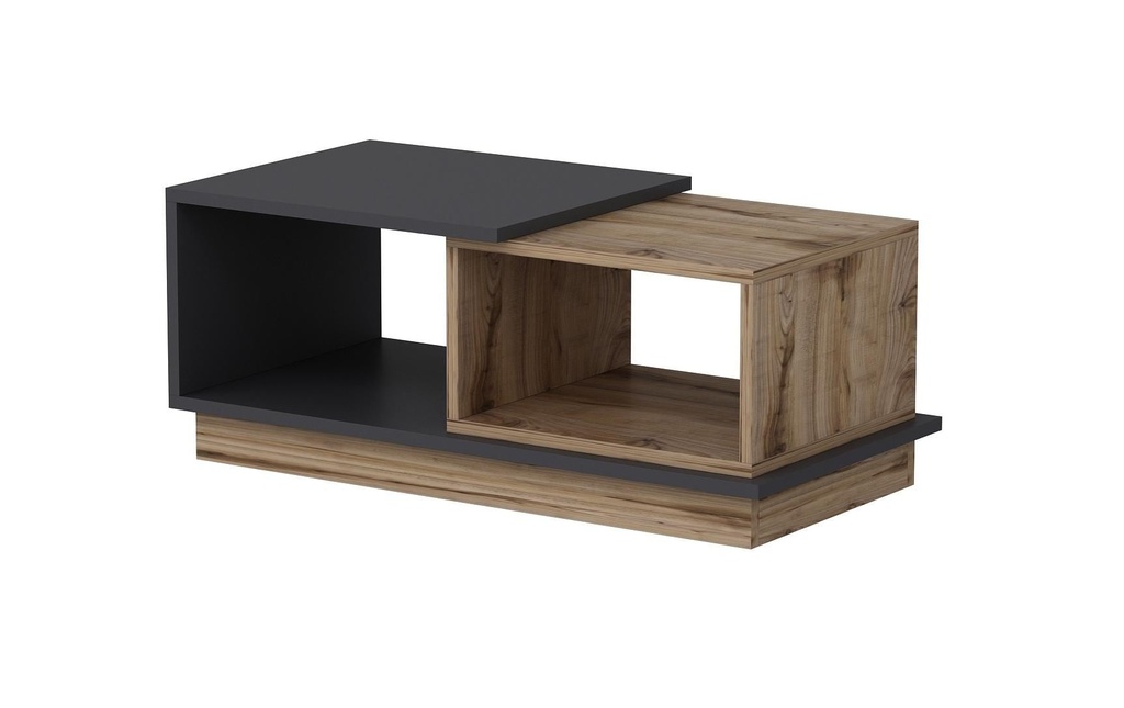 Woody Fashion Table basse Consept 90 x 36 x 45 cm, Brun/Anthracite