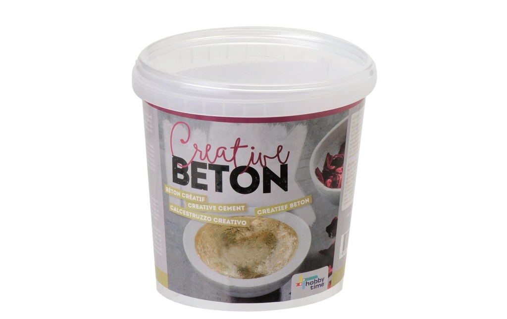 Glorex Béton créatif Creative-Beton 1.5 kg gris