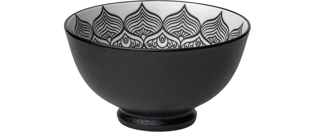 Lunasol Coupe Basic Levante Ø 11.5 cm, 6 pièces, noir/blanc