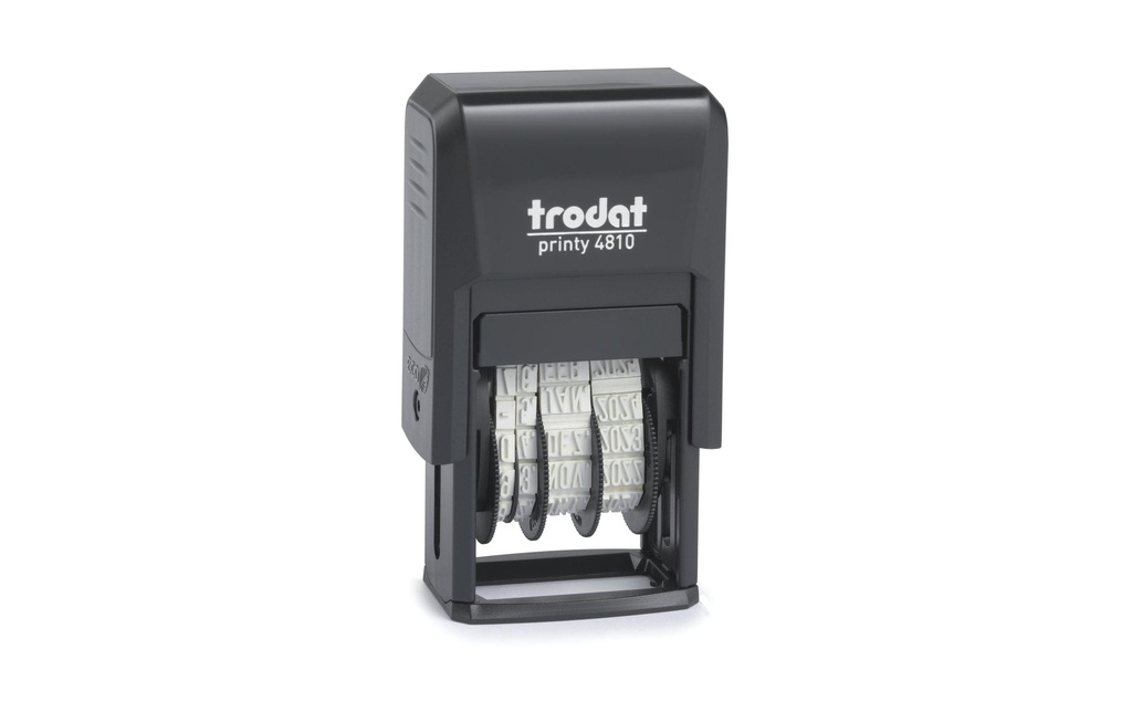 Trodat Tampon Printy 4810 Dateur allemand Date, Noir