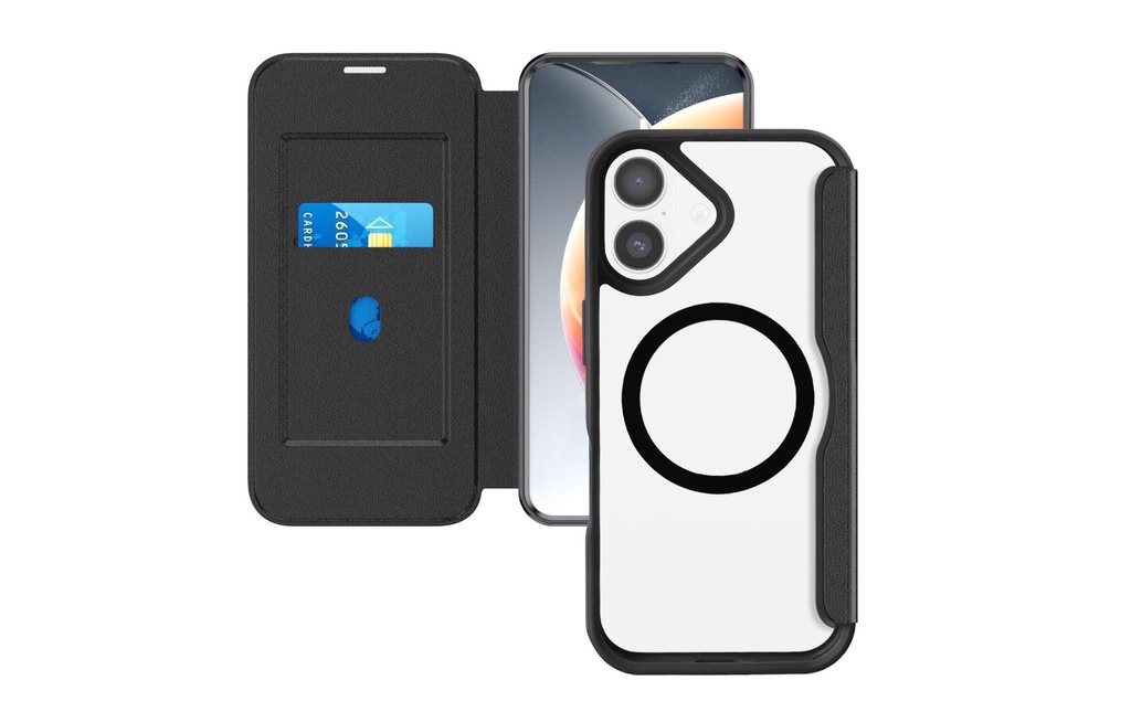 4smarts Coque arrière Urban Pro Flipcase iPhone 17 Qi2 ready