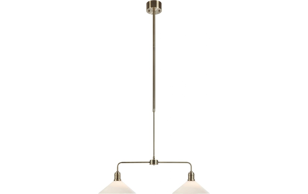 Markslöjd Lampe suspendue VELA à 2 flammes Blanc