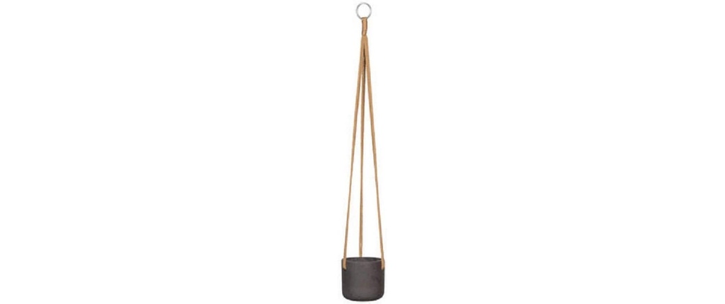 Pottery Pots Pot à fleur Hanging Charlie XXS Black Washed