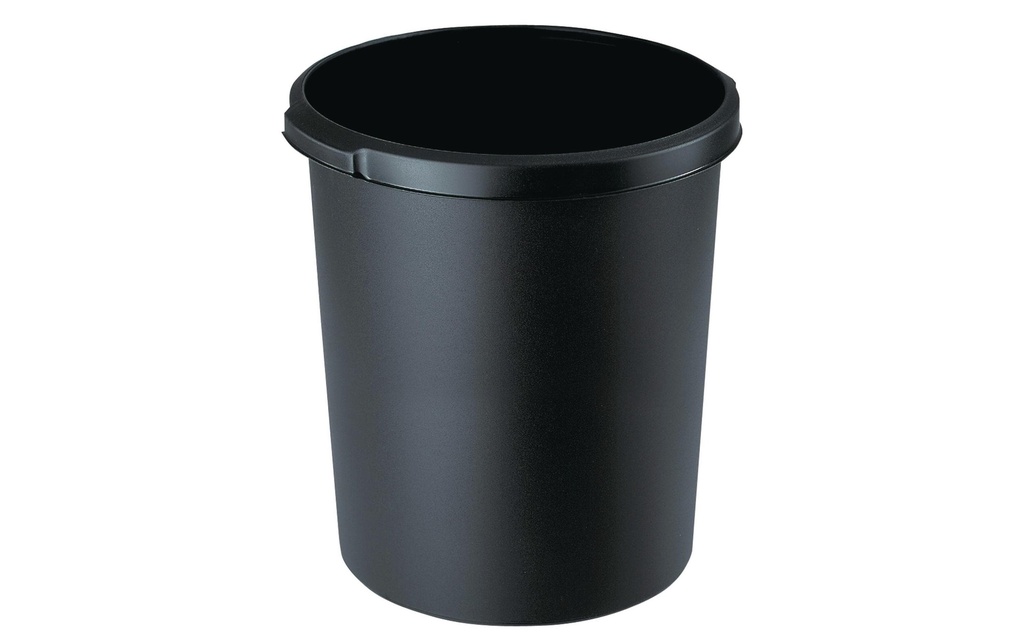 HAN Corbeille à papier Classique 30 l, Noir