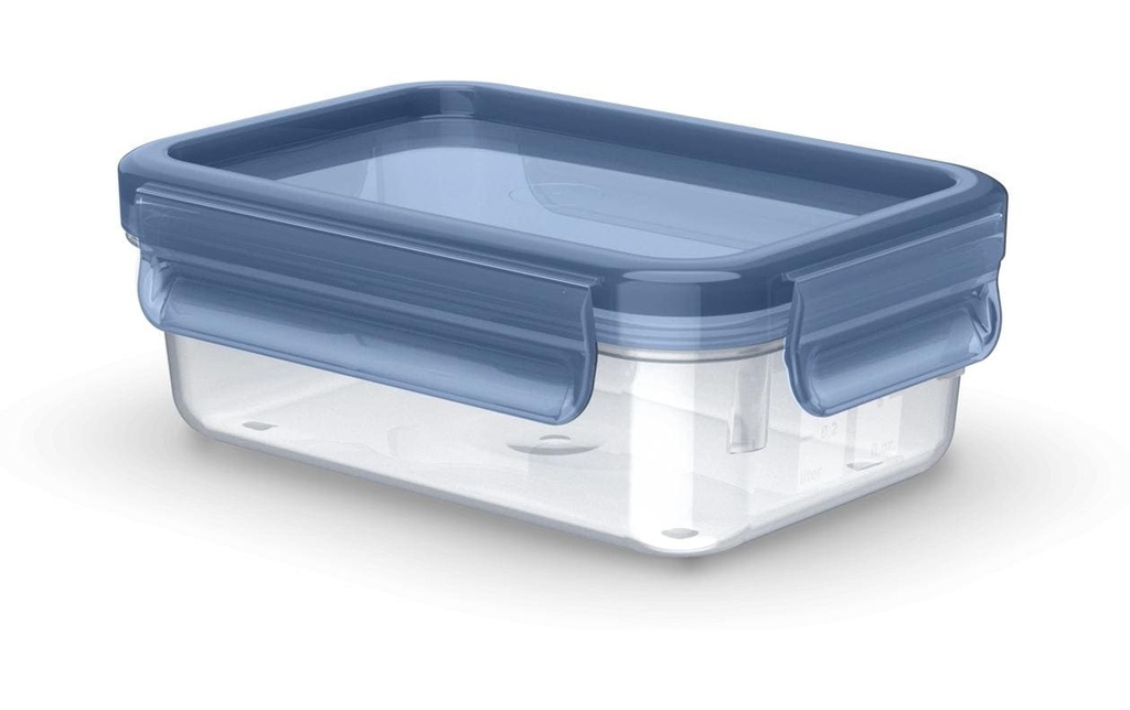 Emsa Récipients à provisions Clip & Close Eco 0.5 l, Bleu/Transparent