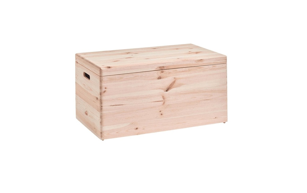 Zeller Present Caisse de rangement avec couvercle 60 x 24 cm, Nature