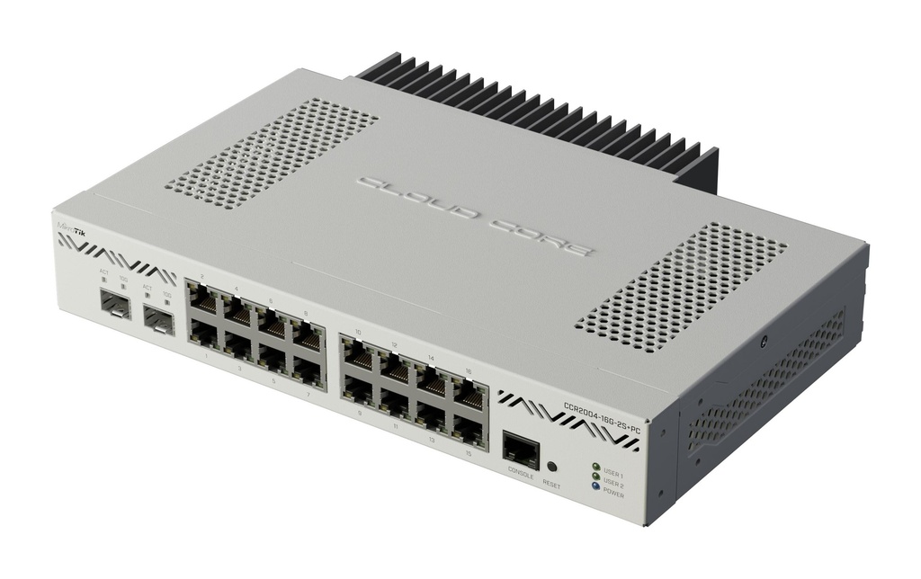 MikroTik Routeur CCR2004-16G-2S+PC