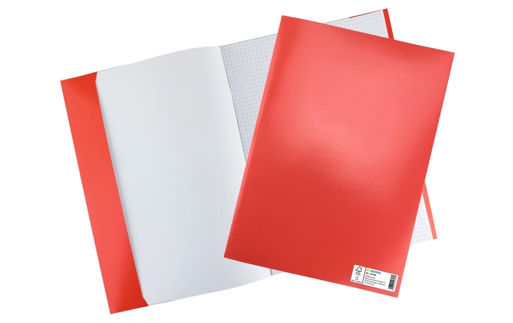 HERMA Protège-cahier carton A4 rouge