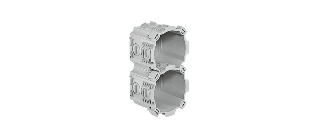 WEIBEL Boîte d’encastrement HSB NIS Kombi, 2 x 1