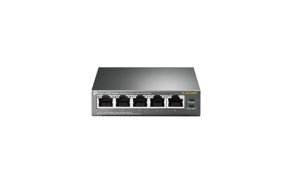 TP-Link PoE Switch Omada PoE non administrable 5 x 1G TL-SG1005P 5 Port