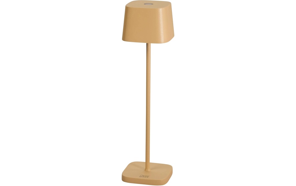 Konstsmide Lampe de table à accu Capri LED 2700/3000K, à intensité variable Sable