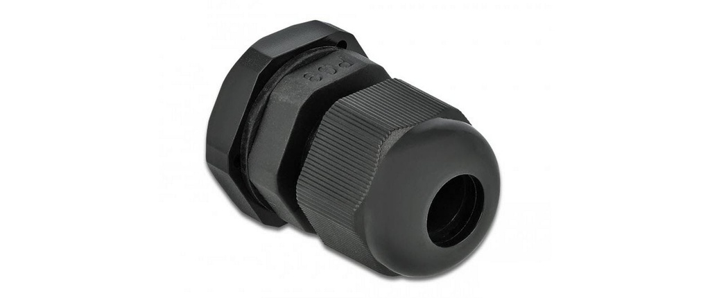Delock Presse-étoupe PG9, 19 mm 10 pièces, noir