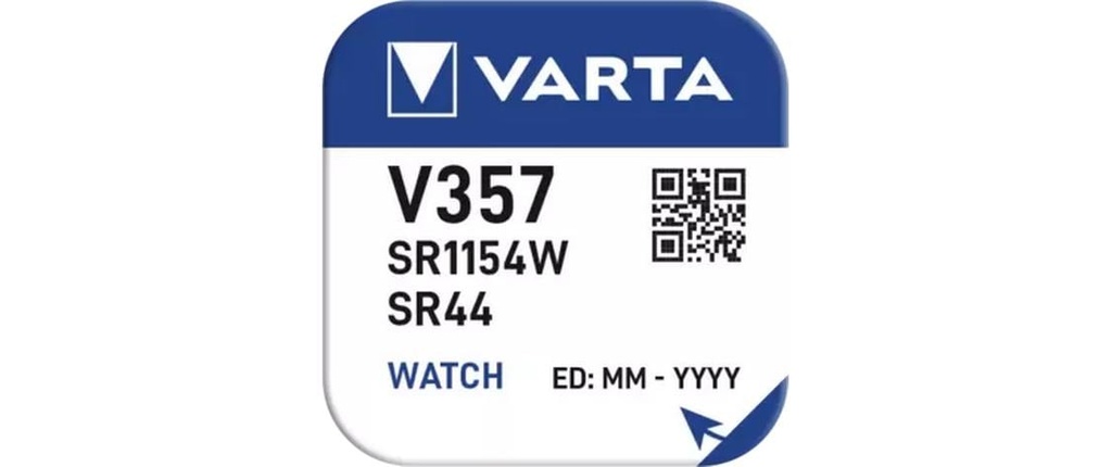 Varta Pile bouton V357 , 10 Pièce/s