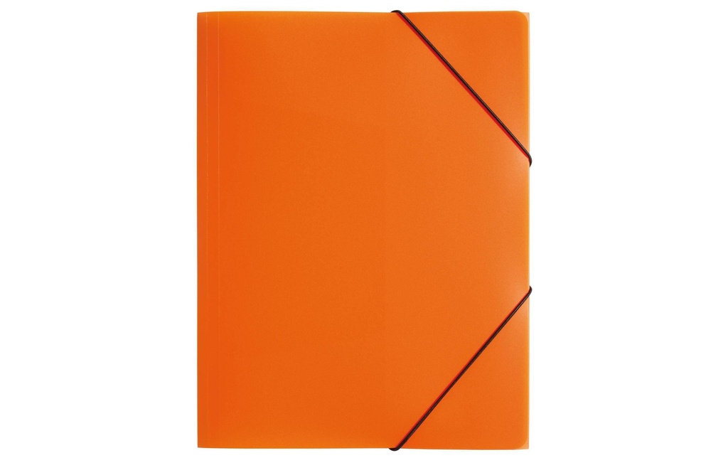 Pagna Portfolio à ruban élastique A4 PP Orange