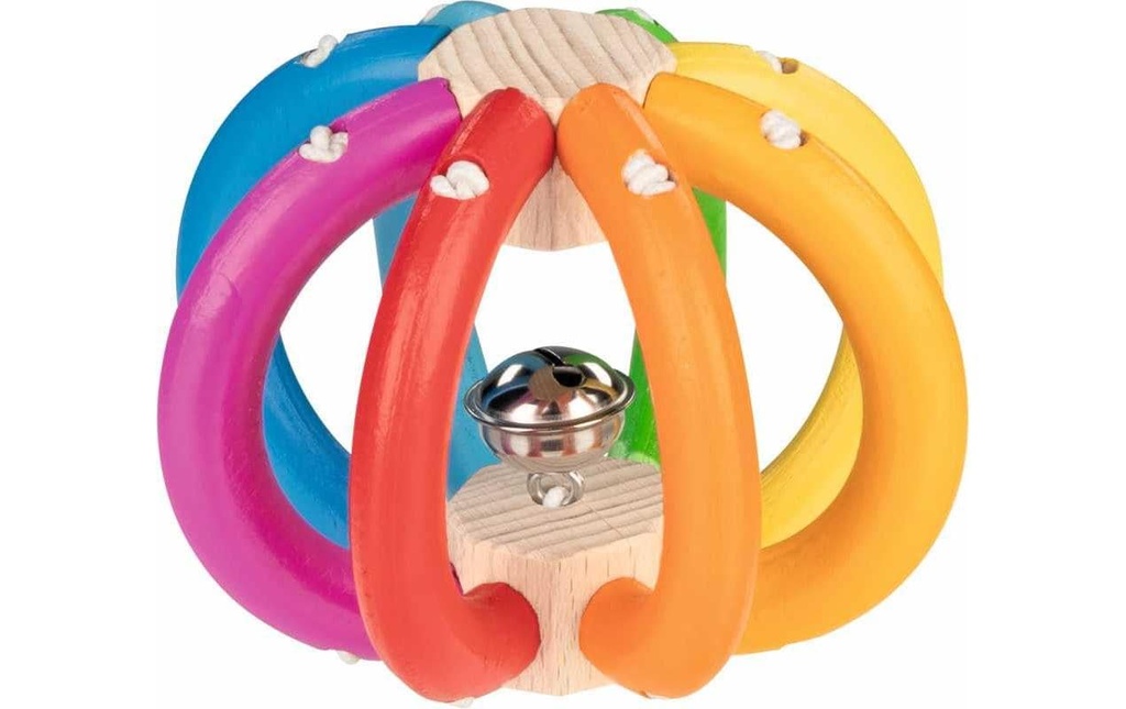 Goki Hochet silencieux Balle élastique arc-en-ciel