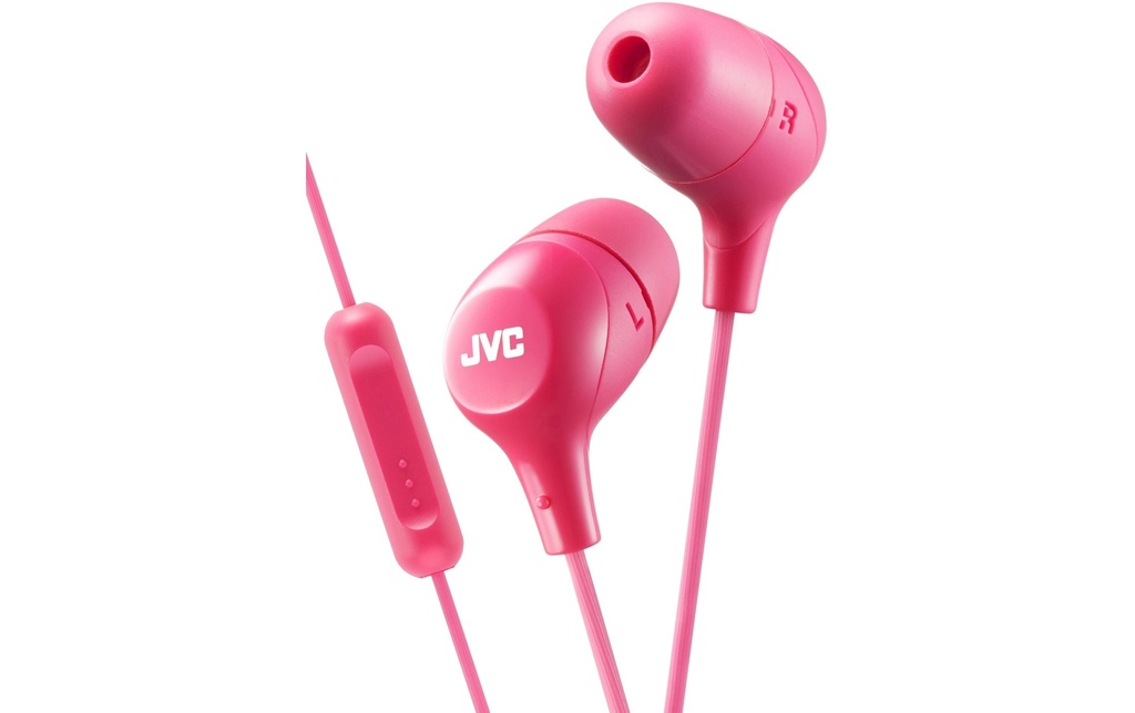 JVC Écouteurs intra-auriculaires HA-FX38M – Rose