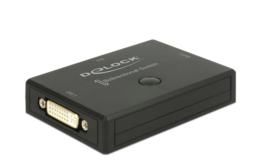 Delock Commutateur DVI 2in/1Out, 1in/2Out 4K/30Hz