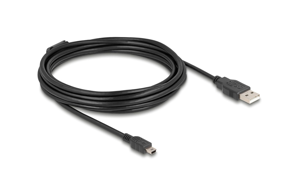 Delock 5m, USB 2.0-A/USB 2.0 Mini-B USB-A - Mini-USB B 5 m