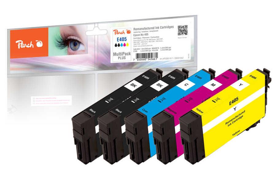 Peach Kits d’encre Epson 405 MultiPack Plus BK/C/M/Y