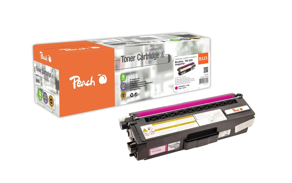 Peach Toner Brother TN-325M Magenta