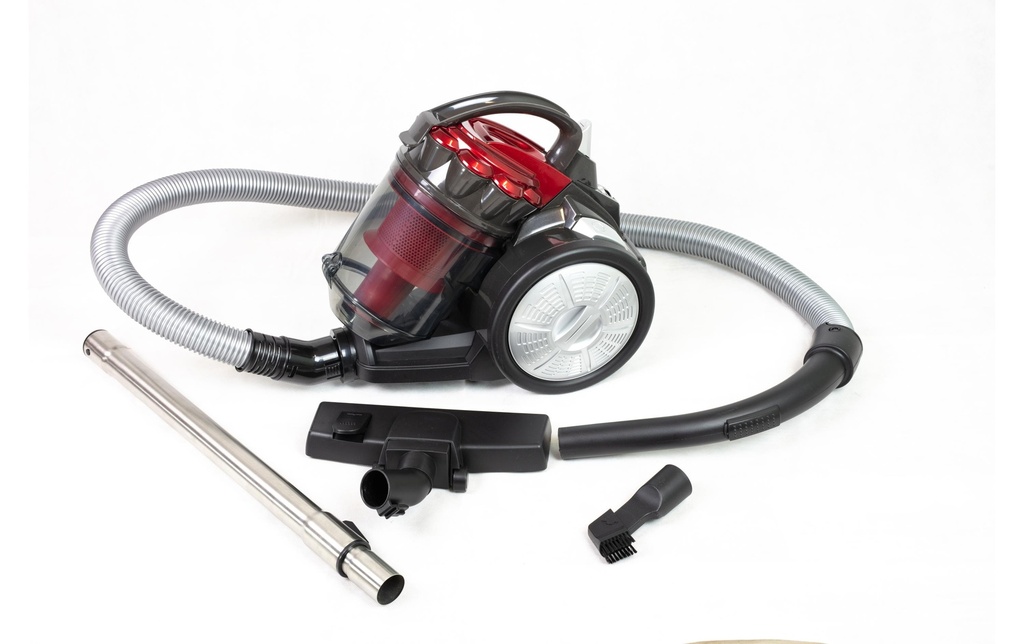 OHMEX Aspirateur traîneau Cyclonic Vacuum Cleaner Rouge