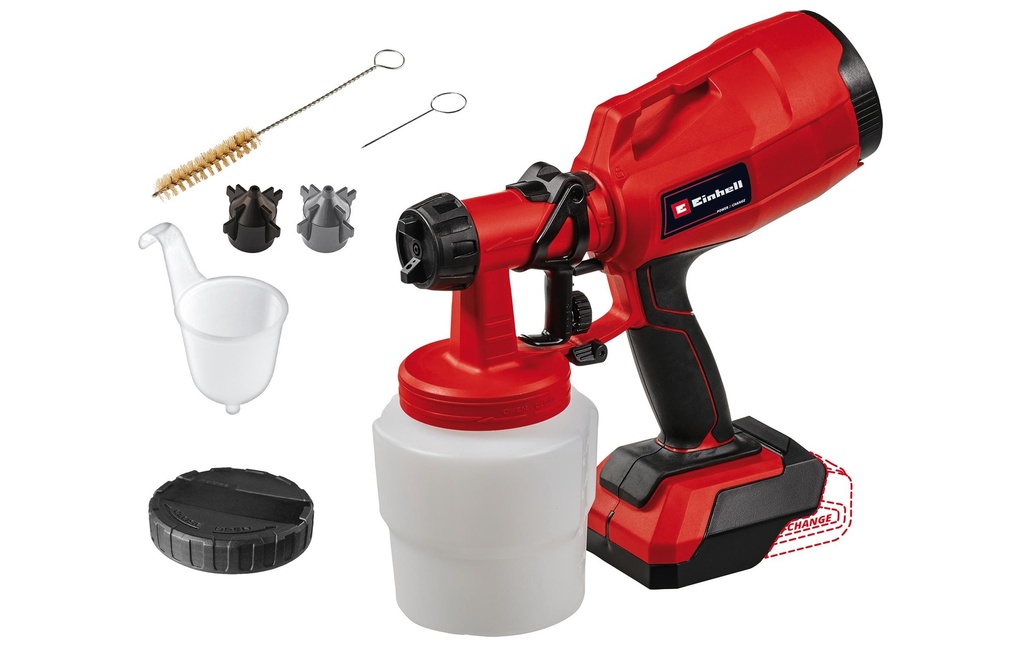 Einhell Systèmes de pulvérisation de peinture à accu TC-SY 18 Solo
