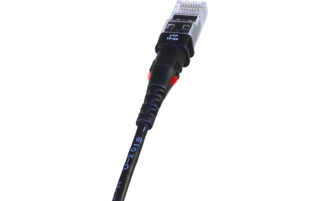 Patchsee Câble patch ThinPATCH Cat 6A, U/UTP, 9.7 m, Noir