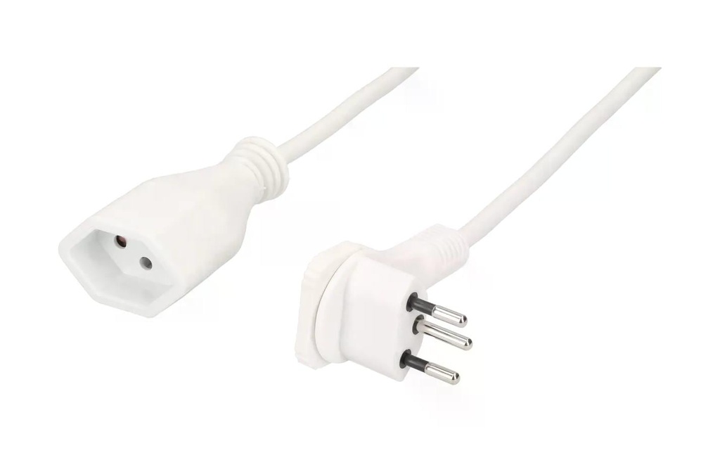 Max Hauri Câble de prolongation 1 m T13 - T12, Blanc