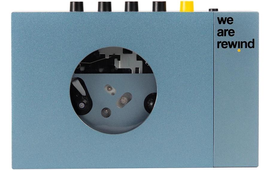 CE Lecteur de cassettes portable we are rewind Bleu