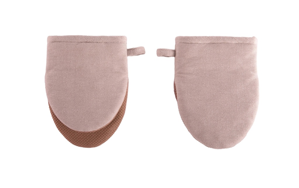 Tiseco Gant pour la cuisine Ruga rose sombre