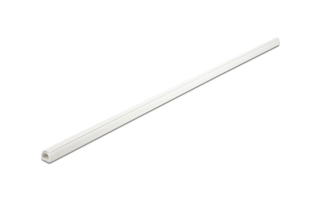 Delock Goulotte auto-fermant, -adhésif 1 m x 10 mm Blanc