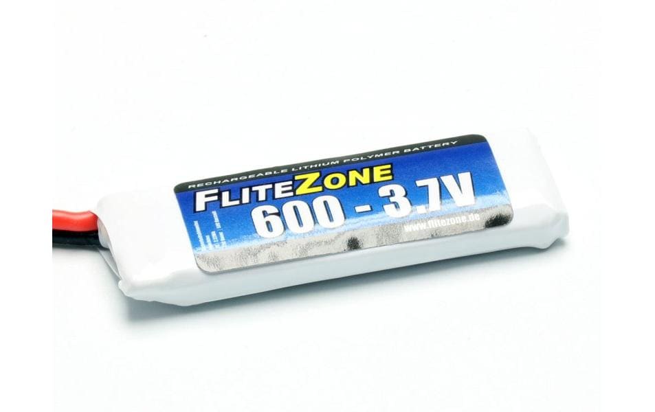FliteZone Batterie RC LiPo 600 mAh 3.7 V 25C
