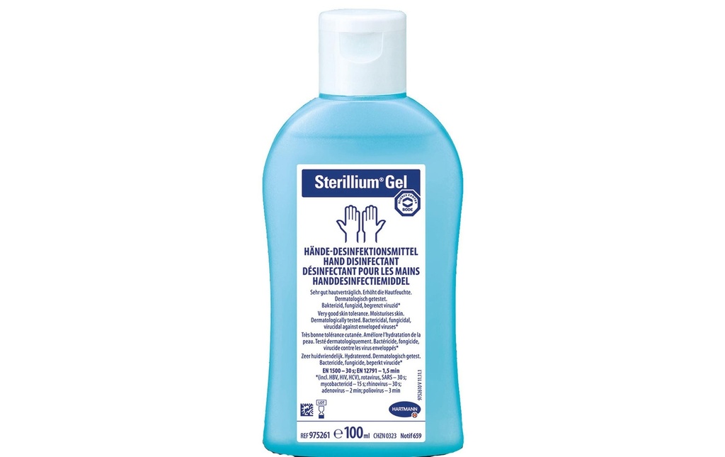 STERILLIUM Gel désinfectant 100ml (1000 pces)