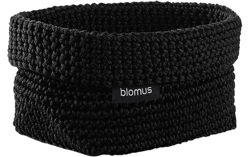 Blomus Panier de rangement Tela M Noir