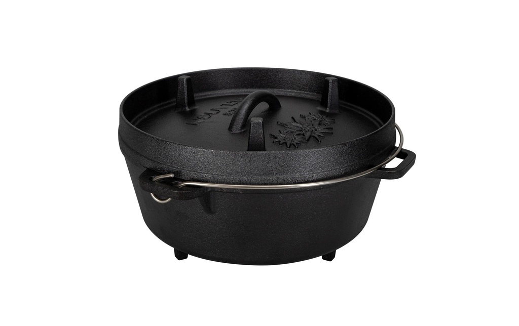 Nouvel Casserole pour barbecue Casseroles dutch, 5.7 l, noir