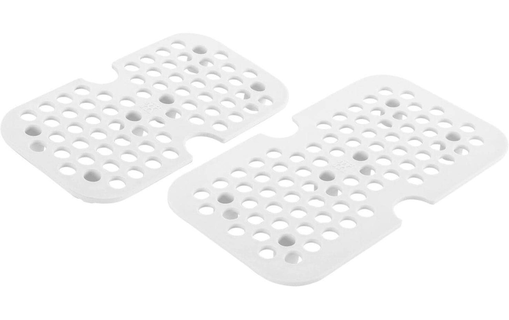 Zwilling Set d'accessoires pour le vide Grille de séparation M/L Blanc, set de 2
