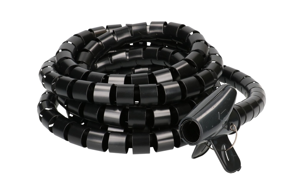 Max Hauri Tuyau en spirale 3 m x 20 mm Noir