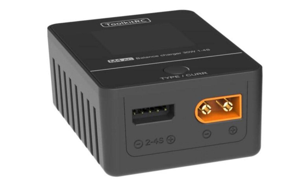 ToolkitRC Chargeur M4AC, 25W, 2-4S