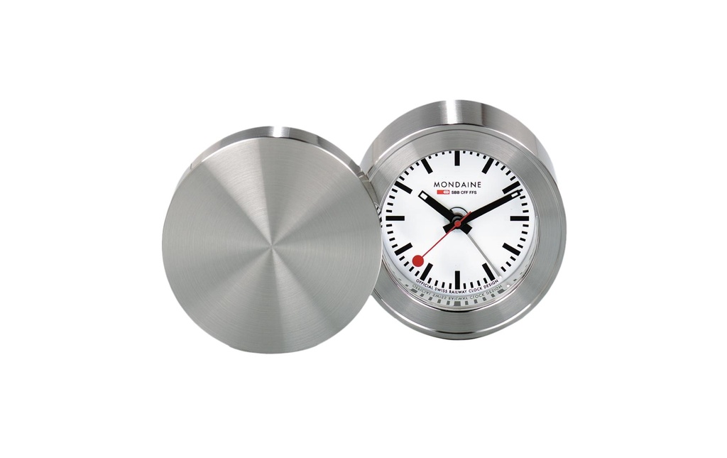 Mondaine Réveil classique Ø 5 cm, argent