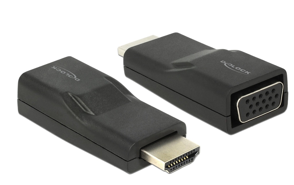 Delock Adaptateur HDMI - VGA Noir