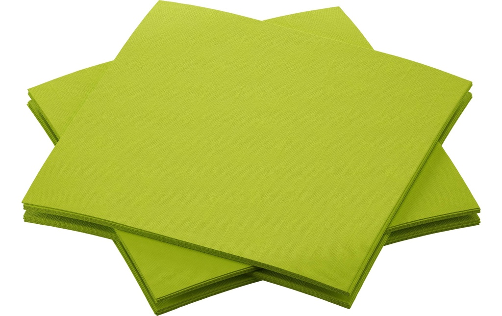 Duni Serviettes à cocktail 20 cm x 20 cm, 180 Pièce/s, Vert