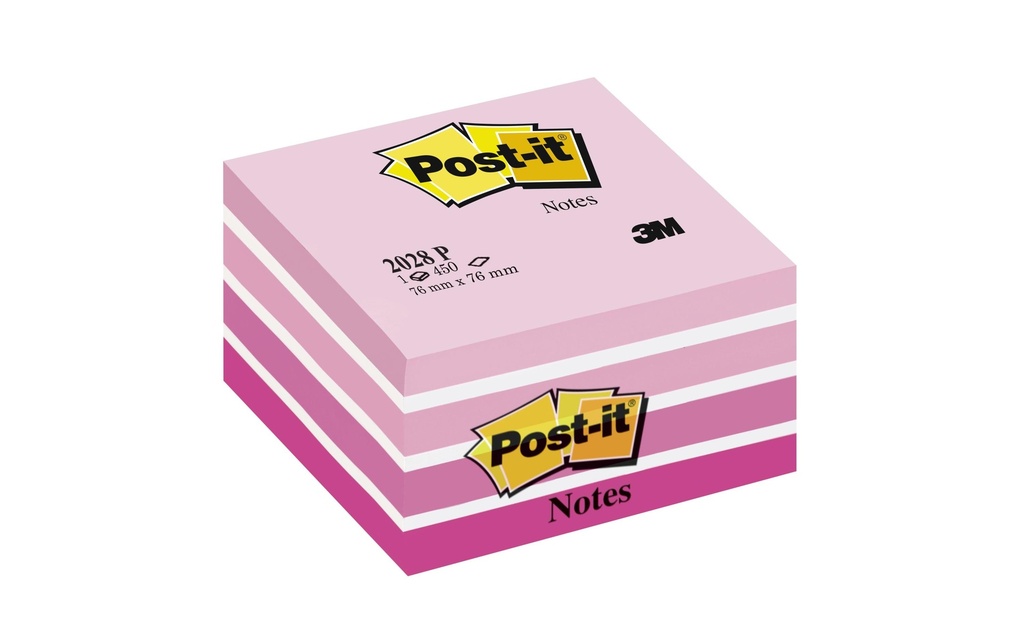 POST-IT Post-it cube 2028-P pink (450 pces)