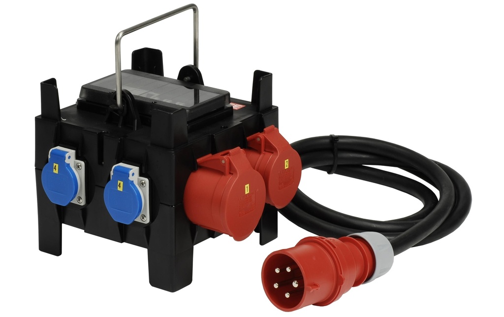Spälti AG Boîtier de dérivation CEE32/5, CEE16/5, 2x T23, T25 avec un câble d'alimentation de 2 m