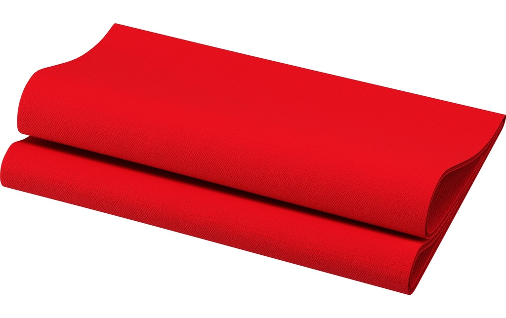 Duni Serviettes en papier 40 cm x 40 cm, 60 Pièce/s, Rouge