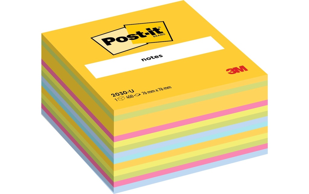 POST-IT Post-it cube 2030U multicolour (450 pces)