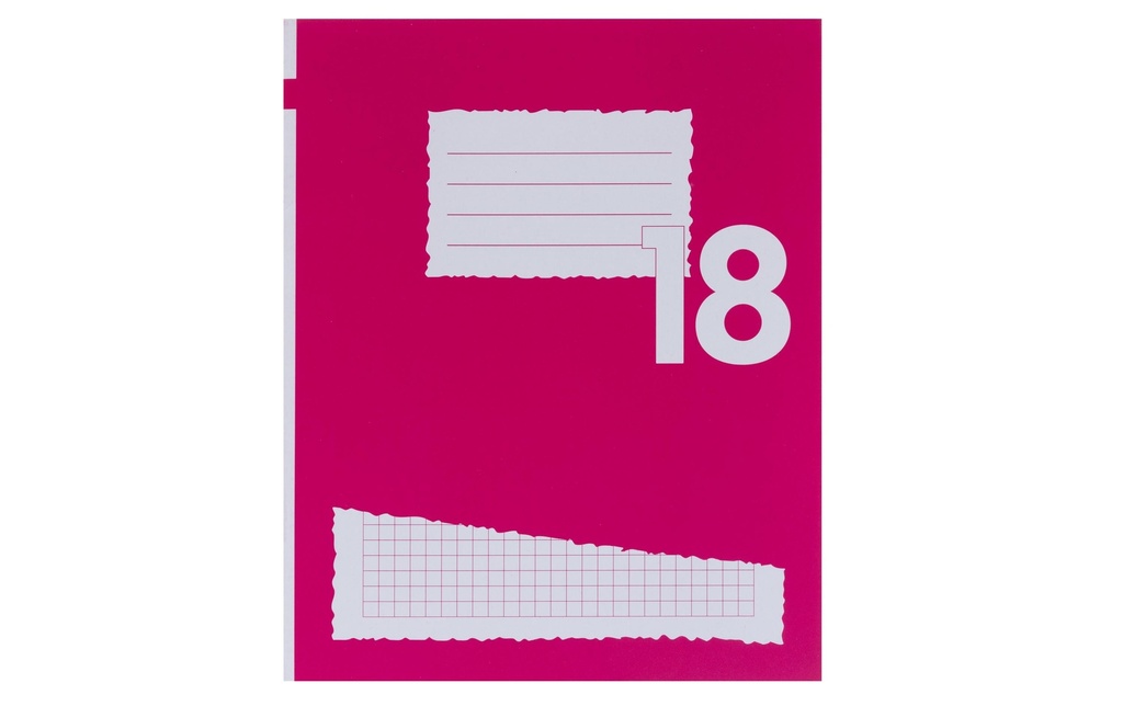 office focus Cahier d'école E5, À carreaux, Rose, 10 Pièce/s