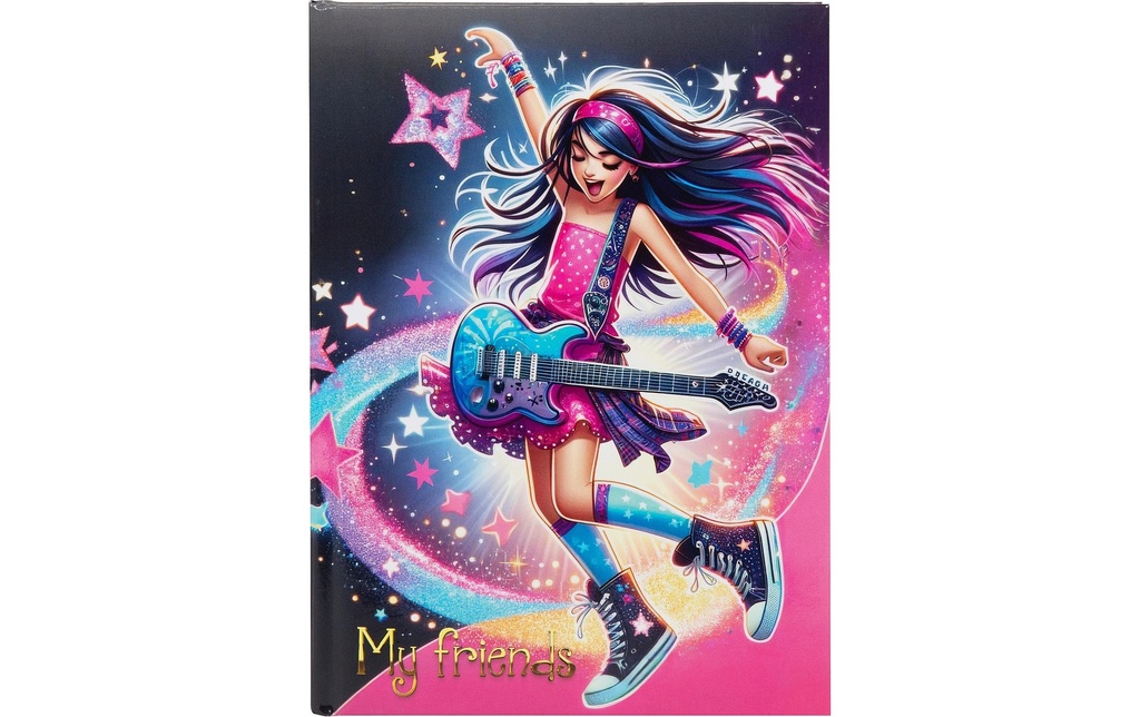 Goldbuch Livre d’amis Star Melody A5, 88 pages